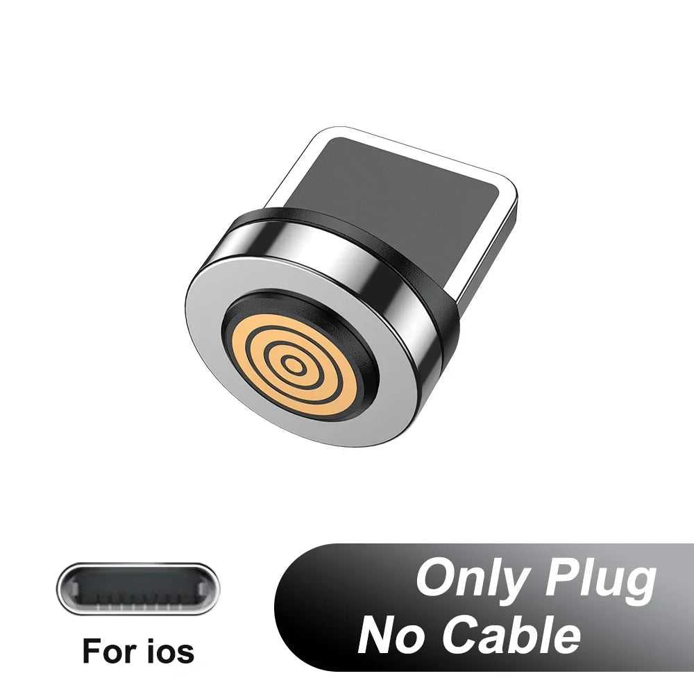 AUFU 5A Magnetic Cable 540 Rotate Fast Charging Magnetic USB Type C Cable For iPhone 14 Samsung Xiaomi Realme Mobile Phone Cable