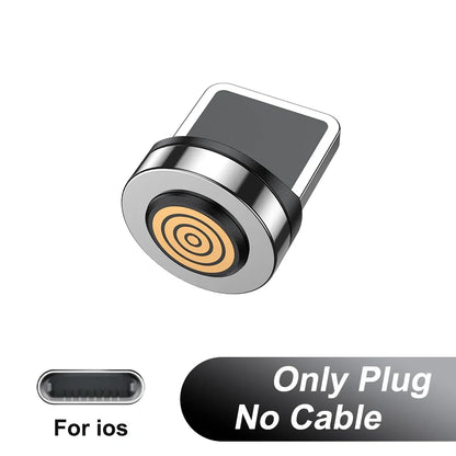 AUFU 5A Magnetic Cable 540 Rotate Fast Charging Magnetic USB Type C Cable For iPhone 14 Samsung Xiaomi Realme Mobile Phone Cable