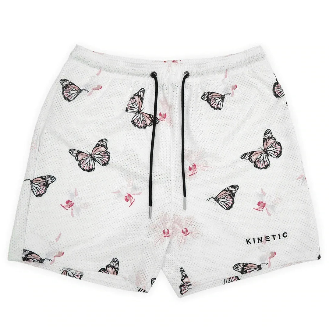 2024Summer New Digital Printing American Sports Casual Shorts Mesh Breathable and Loose Men's Short Shorts