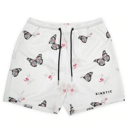 2024Summer New Digital Printing American Sports Casual Shorts Mesh Breathable and Loose Men's Short Shorts