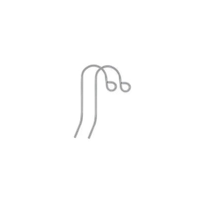 Crochets de boucles d'oreilles en laiton imitation rhodium couleur or 18 carats pour femmes, accessoires de bijoux à faire soi-même, vente en gros
