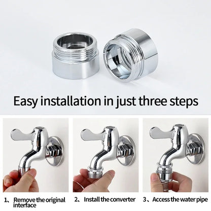 Water Faucet Coupler 1/2 To M16 M18 M20 M22 M24 M28 M32 Thread Connector Conversion Tap Adapter Fitting Bubbler Kitchen Bathroom