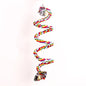Parrot Rope Hanging Braided Budgie Chew Rope Bird Cage Cockatiel Toy Pet Stand Training Accessories Swing Supplies Parrot Swings