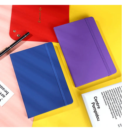 Mini carnet A6 rouge bleu, petits carnets à offrir, carnet de croquis, agenda, bloc-notes, papeterie, bloc-notes, bon marché.