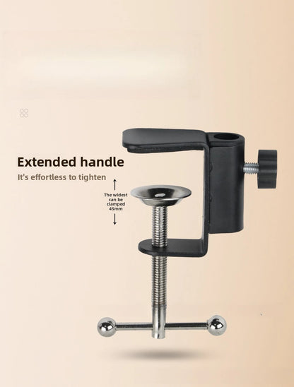 Phone Live Streaming Stand Desktop Multifunctional Overhead Shooting  Floor Tripod with Fill Light for Selfie and Video Shooting