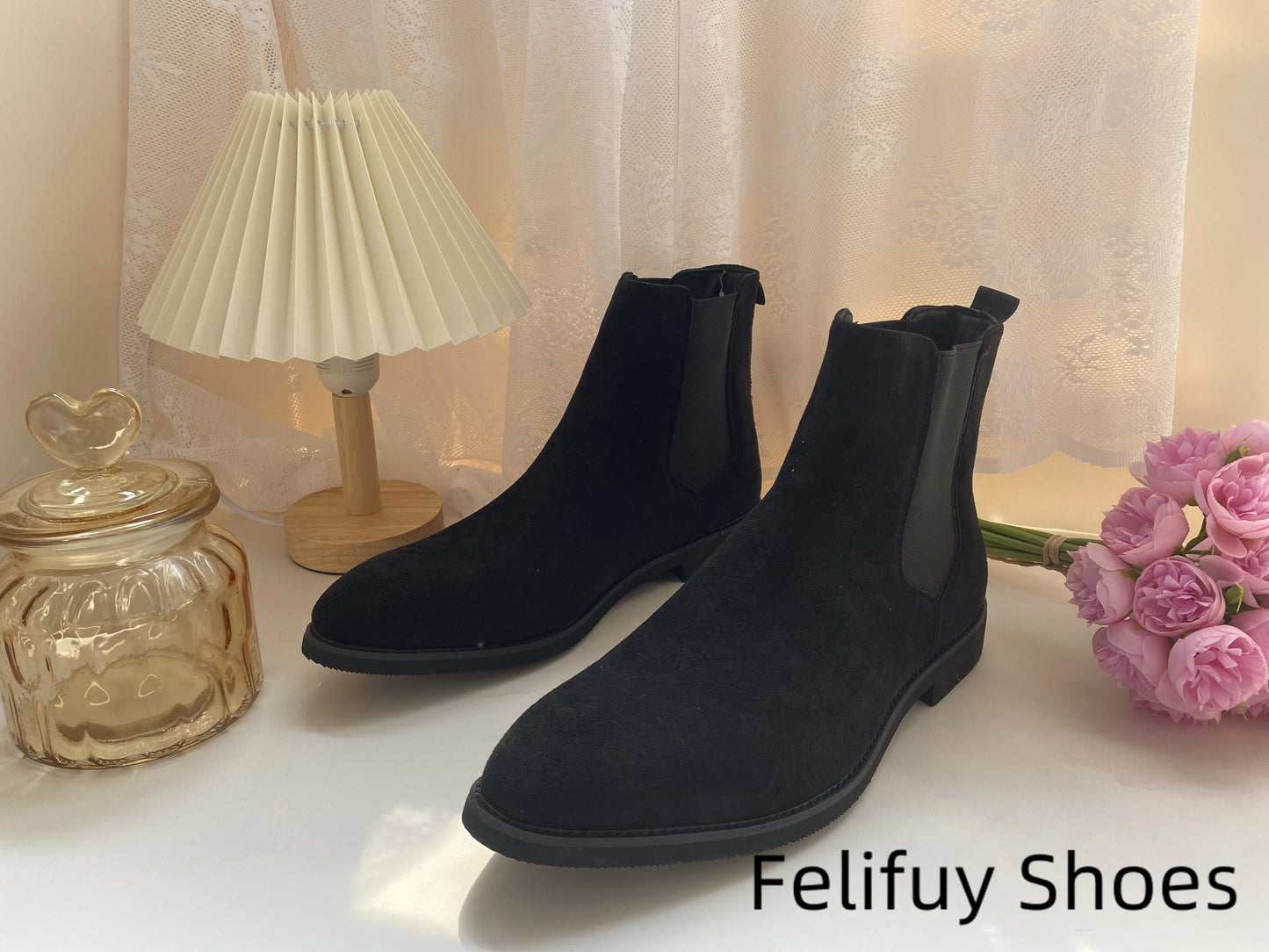 Bottines Chelsea marron, noires et rouges pour homme, bottines de cowboy, faites à la main, pointures 38 à 46