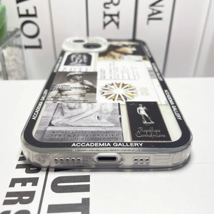 Collage Stickers Van Gogh Art Phone Case For iPhone 16 15 14 13 12 11 Pro Max Mini Plus XS X XR SE 2020 2022 Soft Cover