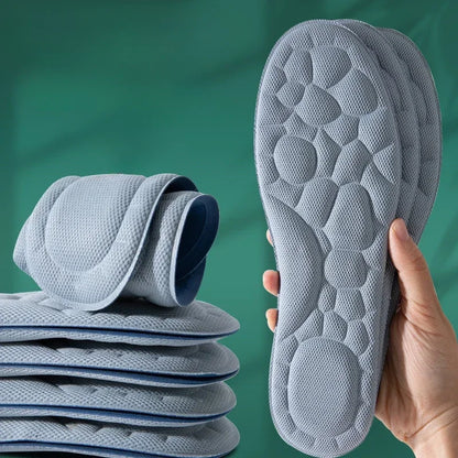 Lot de 10 semelles intérieures en mousse à mémoire de forme 5D, épaisses, respirantes, confortables, pour chaussures à talons hauts, coussinets orthopédiques