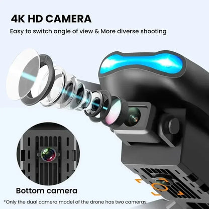 2025 E99 Pro Drone Quadcopter Remote Control Handle Four Axis Aircraft HD 6K Photography UAV Altitude Fixation Helicopter Toys