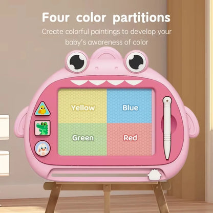Children's Magnetic Drawing Board Portable Erasable Colorful Writing Pad Toy For Kid Toddlers Babies With One Pen Birthday Gifts