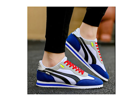 Spring New 2023 Fashion Yellow Low Casual Sneakers Men Comfortable Flats Outdoor Sport Shoes Trainers Mens Sneakers Basket Homme