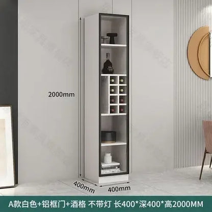 Glass Cellar Wine Cabinets Rack Showcase Storage Wall Wine Cabinet Living Room Fridge Vitrinas De Vidrio Indoor Bar Furniture