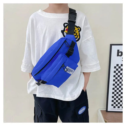 Casual Design Children's Chest Bag Handsome Boys Small Shoulder Messenger Bags Baby Kids Purse Handbags Cool Girls Fanny Pack
