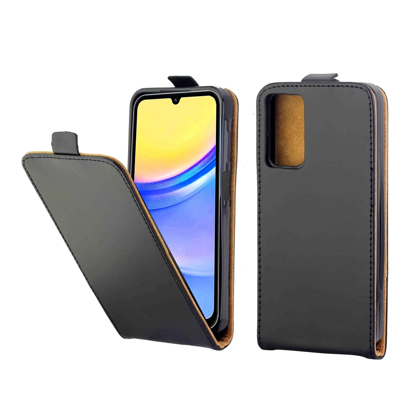 Fashion Vertical Flip Leather Case For Samsung Galaxy A55 A35 A25 A15 5G Cover with Card Holder