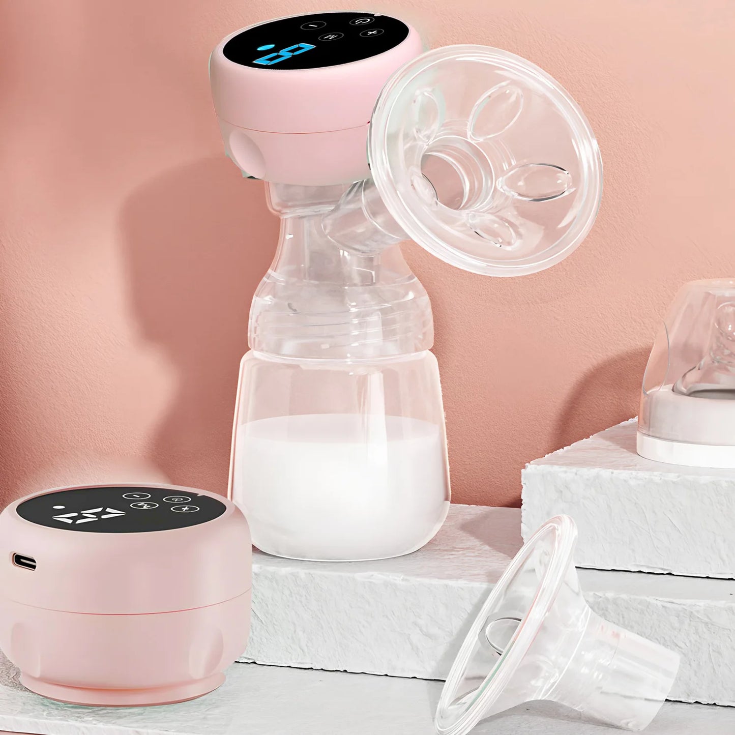 New Portable Electric Breast Pump USB Chargable Portable Milk Extractor Automatic Milker Comfort Breastfeeding BPA Free
