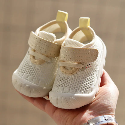 Summer Toddler Baby Shoes Boys Girls First Walkers Mesh Shoes Breathable Non-slip Soft Bottom Infant Baby Boy Girl Kids Shoes