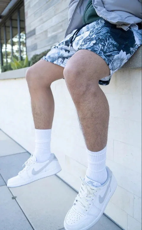 2024Summer New Digital Printing American Sports Casual Shorts Mesh Breathable and Loose Men's Short Shorts