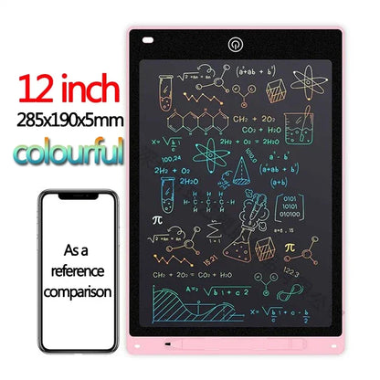 Tablette d'écriture LCD 10/12 pouces, planche à dessin pour enfants, graffiti, bloc-notes, jouets, écriture manuscrite, tableau noir, planche à dessin magique, jouet pour enfants, cadeau