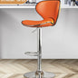 Adjustable Artistic Bar Stool with High Back - Sleek, Ergonomic Seating for Home Bars and Kitchen Islands