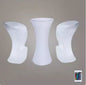 NewOut Door Use Led Illuminated Bar Cocktail Table Rechargeable Bar Plastic Table Lighted Up Coffee Table Ktv Disco Party Supply
