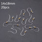 Louleur Crochets d'oreilles en résine transparente pour la fabrication de bijoux, boucles d'oreilles, base de crochet, accessoires de bricolage, vente en gros