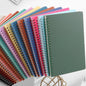 Carnet à spirales A5, 160 pages, papier épais, protection des yeux, ligné, pour l'école, le bureau