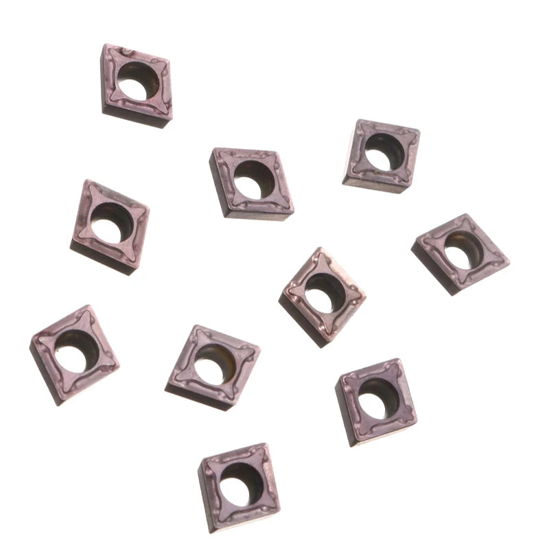 4Pcs 7/8/10/12mm SCLCR06 Lathe Boring Bar Turning Tool With 10Pcs CCMT0602 Inserts +4Pcs T8 Wrench