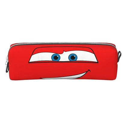 Trousses à crayons courtes personnalisées à gros visage, voitures neuves, Lightning McQueen, trousses à crayons, stylos, sacs pour enfants, fournitures scolaires, papeterie à fermeture éclair