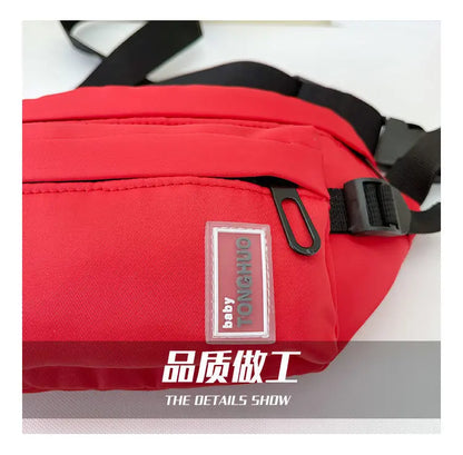 Casual Design Children's Chest Bag Handsome Boys Small Shoulder Messenger Bags Baby Kids Purse Handbags Cool Girls Fanny Pack