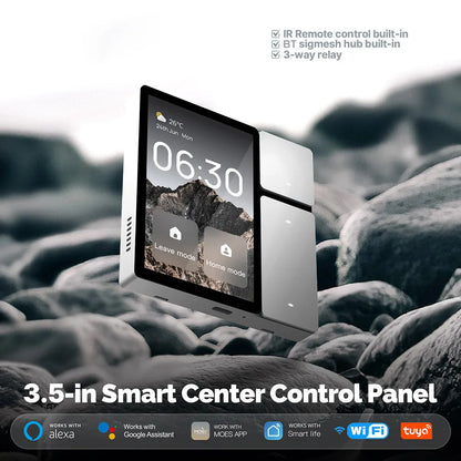 WiFi for Tuya Smart Touch Screen IR Remote Control Center Control Panel Smart Central Control for Intelligent Scenes Smart Home
