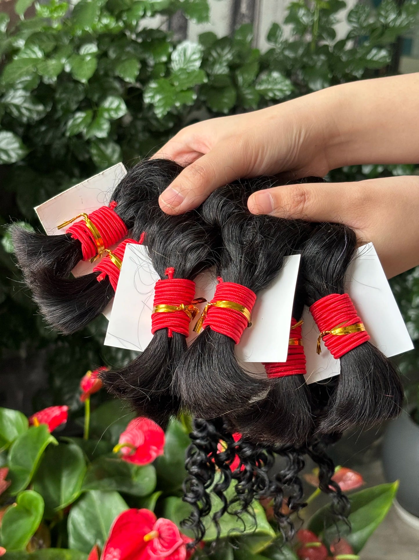 V Beauty Bulk Human Hair No Weft Boho Braids For Women Braiding Human Hair Deep Wave Hair Extensions Remy Hair 16-28 Inch 100g