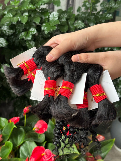 V Beauty Bulk Human Hair No Weft Boho Braids For Women Braiding Human Hair Deep Wave Hair Extensions Remy Hair 16-28 Inch 100g