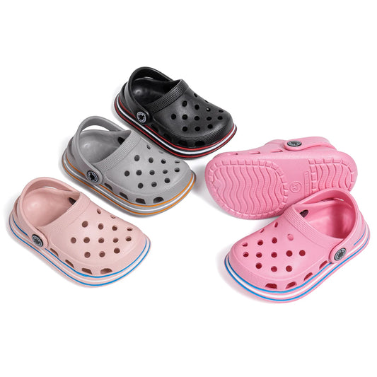 Chaussures de jardin classiques d'été pour enfants, souples, confortables, antidérapantes, légères, EVA, colorées, unisexes, pour la plage