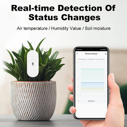 Testeur de sol intelligent Zigbee 3.0, compteur de température et d'humidité, thermohygromètre étanche, détecteur d'irrigation et d'automatisation de jardin
