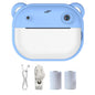 Kids Instant Print Camera Mini Digital Camera Photography Video Camera Toys Inkless Printing Thermal Print Camera for Girls Boys