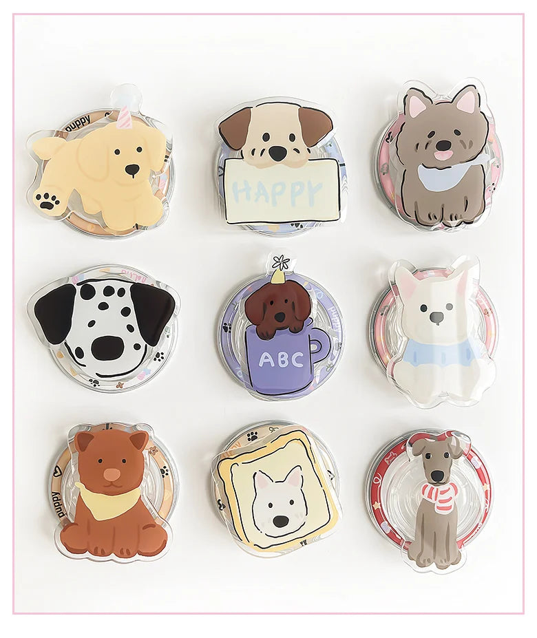 Magnetic Phone Holder Custom Cartoon Design Acrylic Phone Grip GripTok Popular Phone Socket Stand Custom Photo Logo