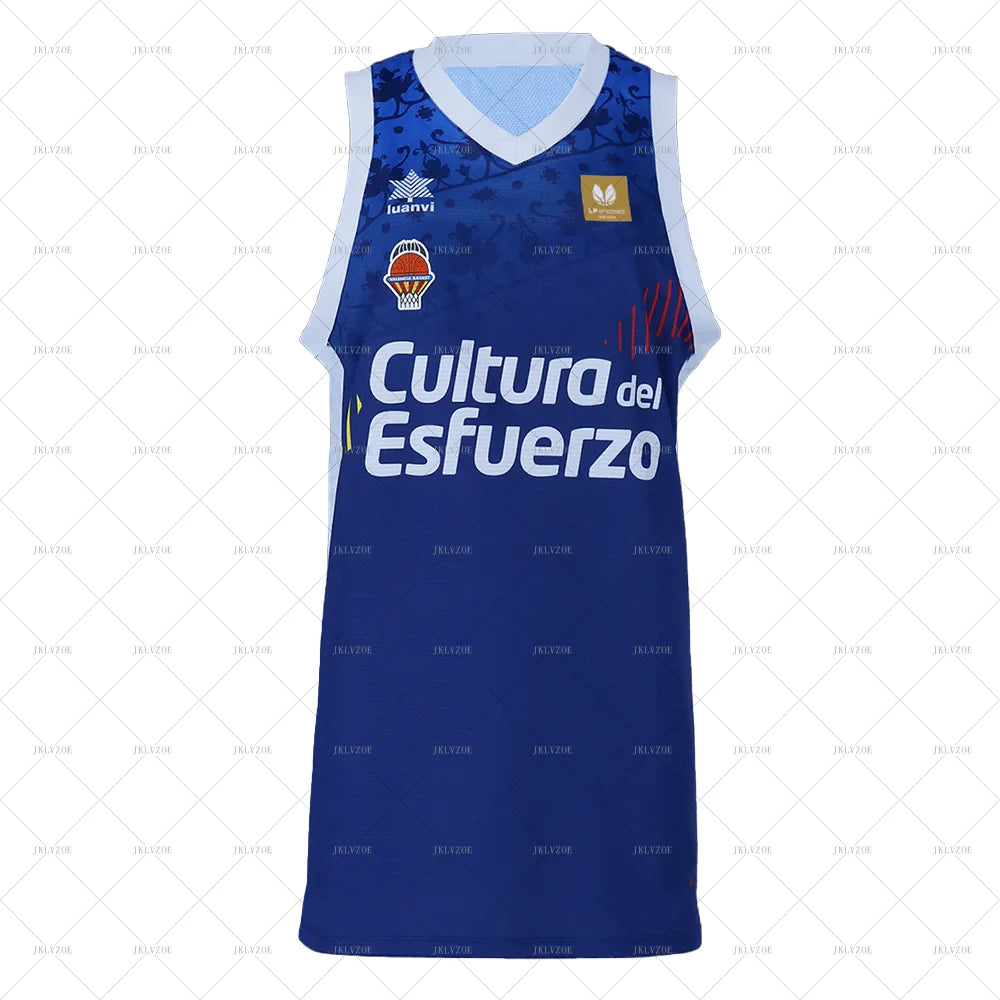 24/25 New Arrival Valencia City Basketball Shorts Jersey for Kids & Adults Summer Shorts Spain Basketball Training Men's Jerseys