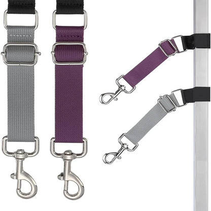 Dog Collar Pet Grooming Loops Safety Rope Leash Leads Dog Accessories Nylon Restraint Noose Solid Color Pet Supplies Adjustable