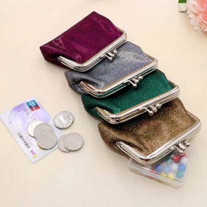 New Double Layer Women Wallets Short PU Leather Coin Purse Mini Wallet Retro Coin Purse for Women Lipstick Storage Dropshipping