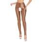 Glossy Shiny Stage Performance Leggings High Waist Fitness with Socks Skinny Yoga Trousers Women Clothing Stage Show