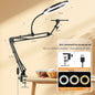 Phone Live Streaming Stand Desktop Multifunctional Overhead Shooting  Floor Tripod with Fill Light for Selfie and Video Shooting