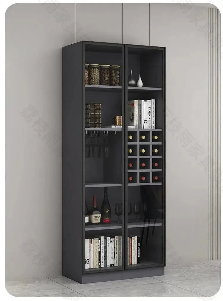 Glass Cellar Wine Cabinets Rack Showcase Storage Wall Wine Cabinet Living Room Fridge Vitrinas De Vidrio Indoor Bar Furniture