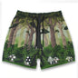 2024Summer New Digital Printing American Sports Casual Shorts Mesh Breathable and Loose Men's Short Shorts