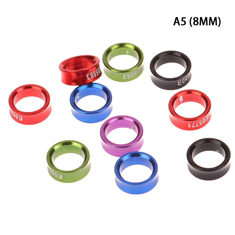 10Pcs Aluminum Parrot Leg Rings Pigeon Foot Rings Bird Parrot Feeding Identification Outdoor Flying Training Tools Bird Supplies