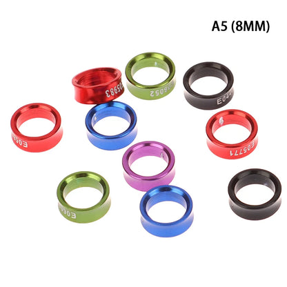 10Pcs Aluminum Parrot Leg Rings Pigeon Foot Rings Bird Parrot Feeding Identification Outdoor Flying Training Tools Bird Supplies