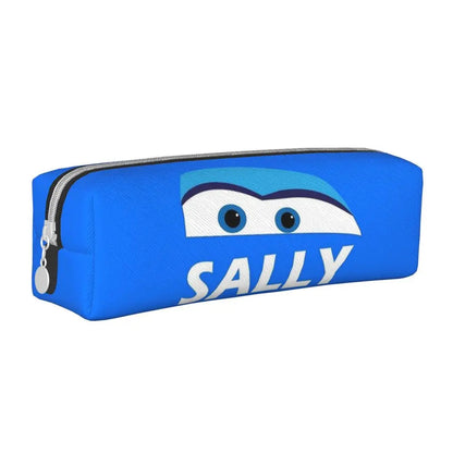 Trousses à crayons courtes personnalisées à gros visage, voitures neuves, Lightning McQueen, trousses à crayons, stylos, sacs pour enfants, fournitures scolaires, papeterie à fermeture éclair