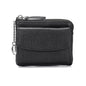 2023 New Genuine Leather Women Mini Wallet Ladies Short Wallets and Purses Zipper Leather Coin Purse Keychain Coins Pocket Bag