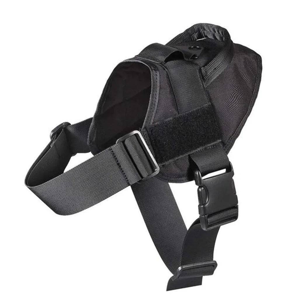Dog Tactical Vest Nylon Outdoor Water-Repellent Dog Clothing Large and Medium-sized Dog Training Vest Harness Traction