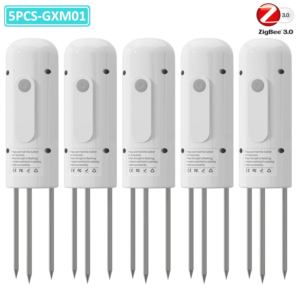 Moniteur de plantes ZIGBEE, compteur de température du sol extérieur, testeur d'humidité, capteur d'automatisation de jardin, détecteur TUYA d'irrigation