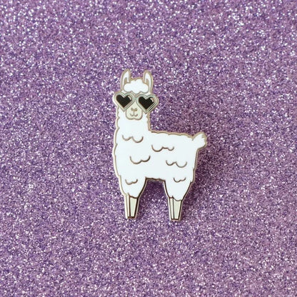 Cute Llama Hard Enamel Pin Animal Lapel Pins Badge Lover Gifts Brooch for Jewelry Accessory